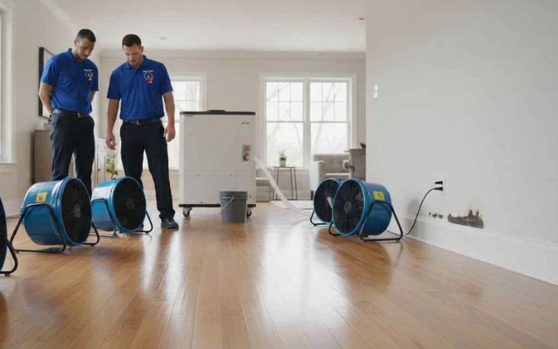 Emergency water damage restoration