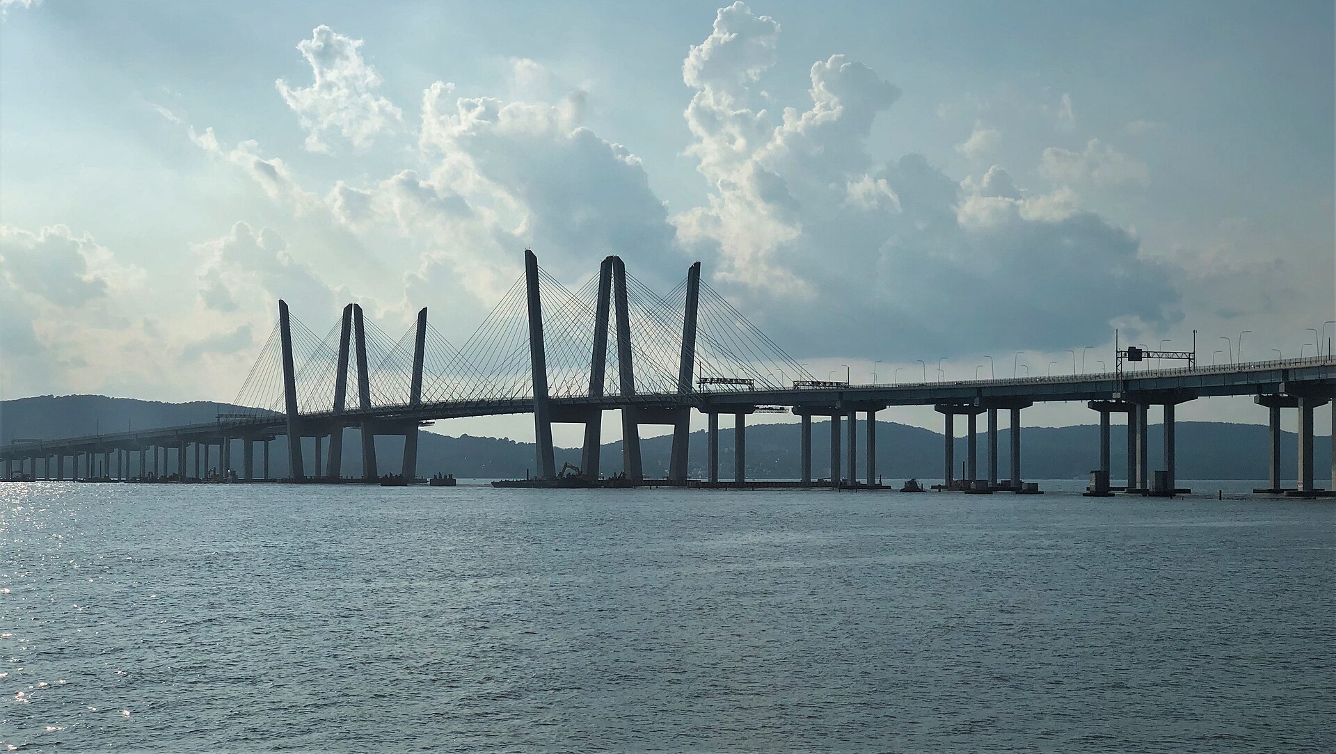 Governor Mario M. Cuomo Bridge over the Hudson River at Nyack, Rockland County NY